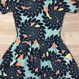 Small pinwheel unicorn lularoe Amelia